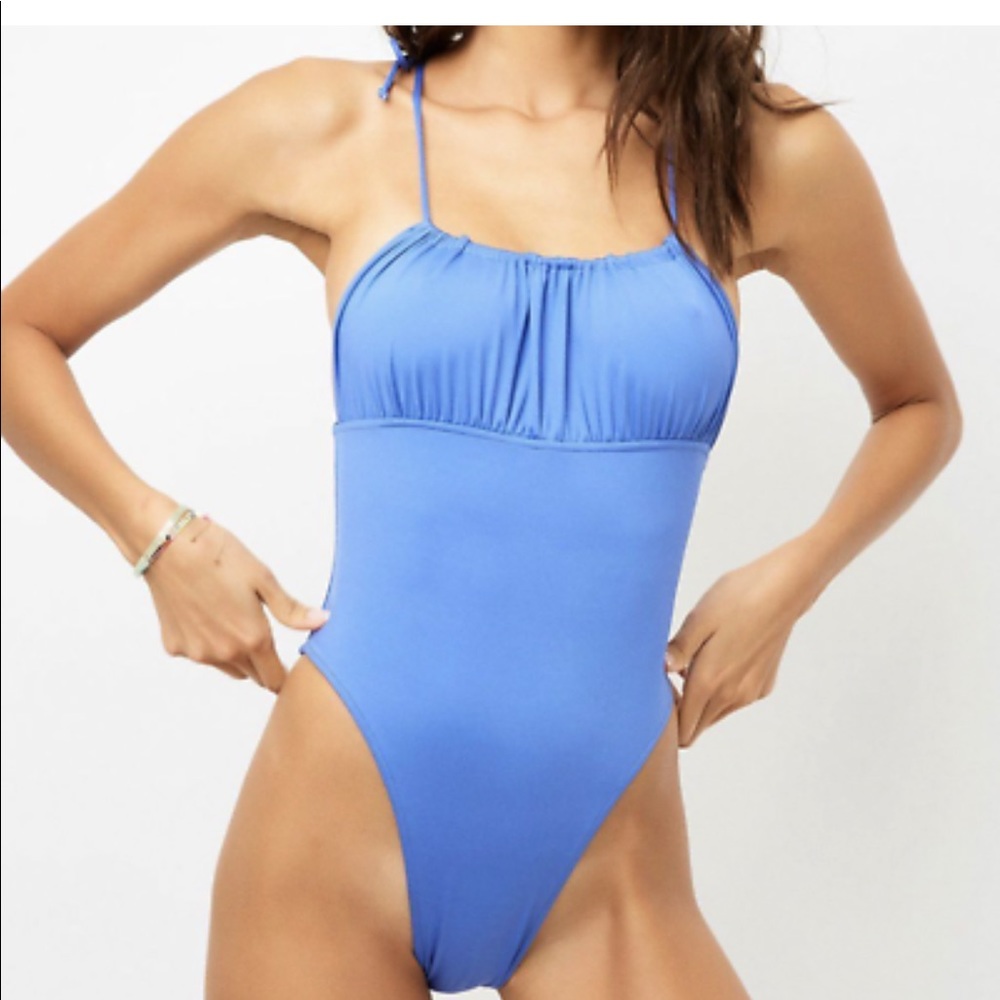 NWOT Frankie’s Bikinis Banks one piece